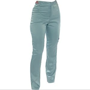 PrettyLittleThing Blue Satin Pants (tall)